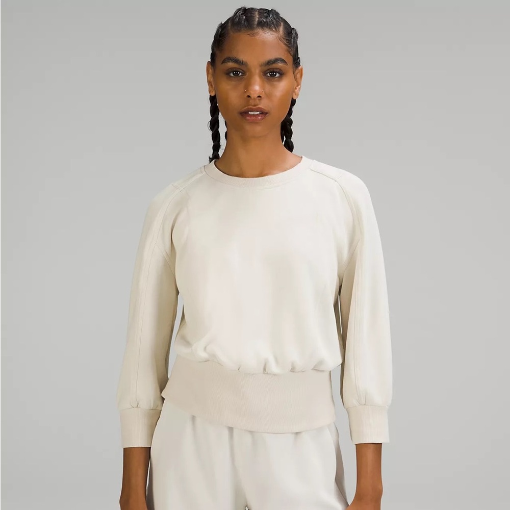 Lululemon Softstreme ribbed-hem pullover
